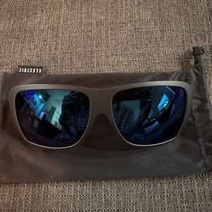 Electric Bristol Matte Black/Blue Polar Pro Sunglasses
